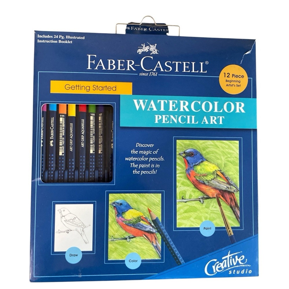 Faber Castell Watercolor Pencil Art‎ 12 Piece Beginning Artist's Set #800094